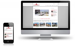 Webseite der Albert Fischer GmbH - für Desktop und Mobil