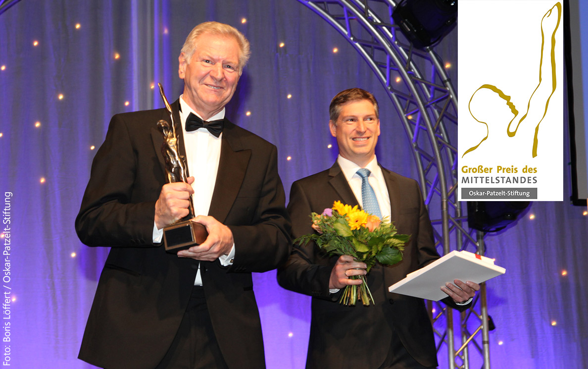Die Albert Fischer GmbH, Kunde von TACKE-MARKETING aus Hameln, ist der Preisträger 2014 des Großen Preises des Mittelstandes