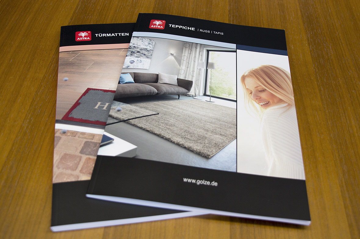Die neuen ASTRA-Kataloge Türmatten + Teppiche für das Geschäftsjahr 2016